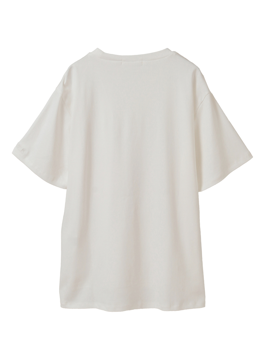 ビジュ使いカットソー 詳細画像 シロ 2