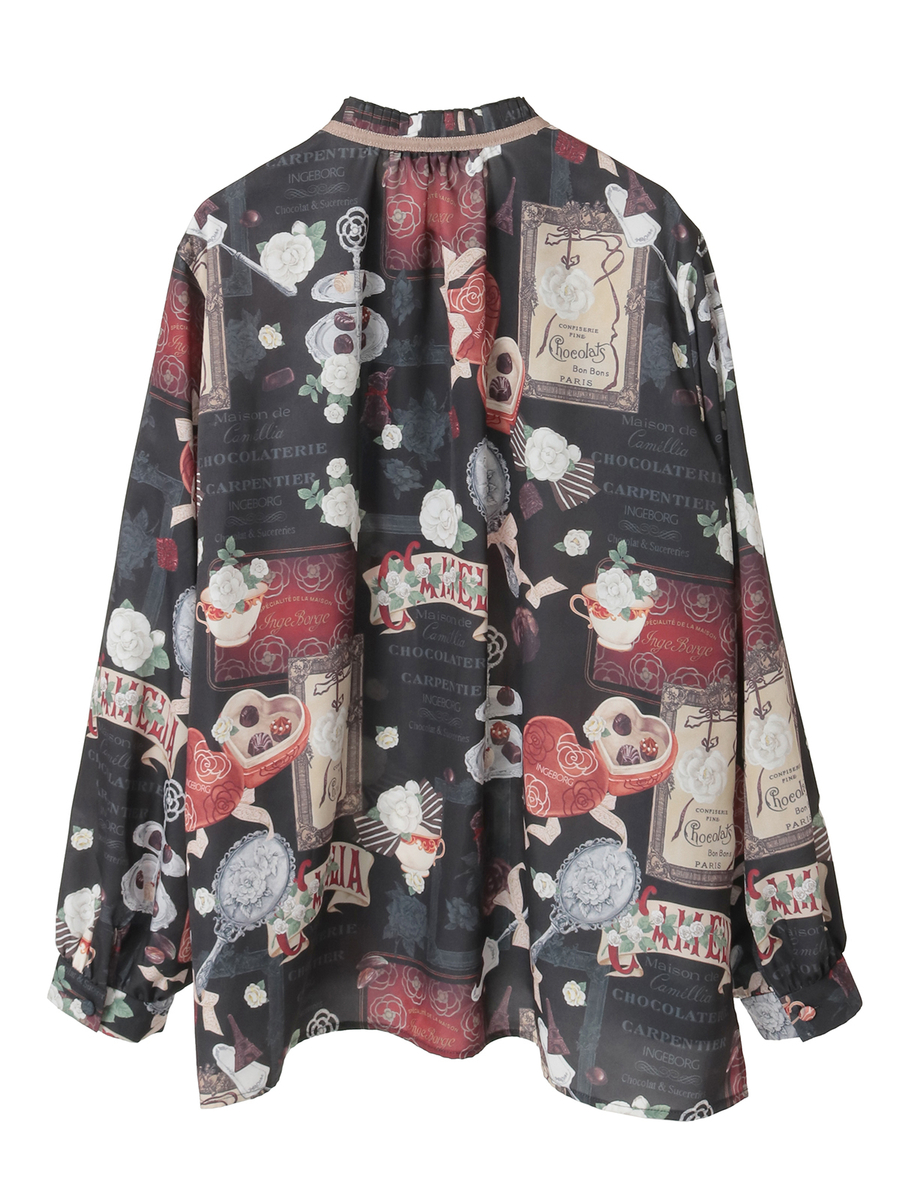 メゾンドカメリアpt.ブラウス 詳細画像 クロ 2