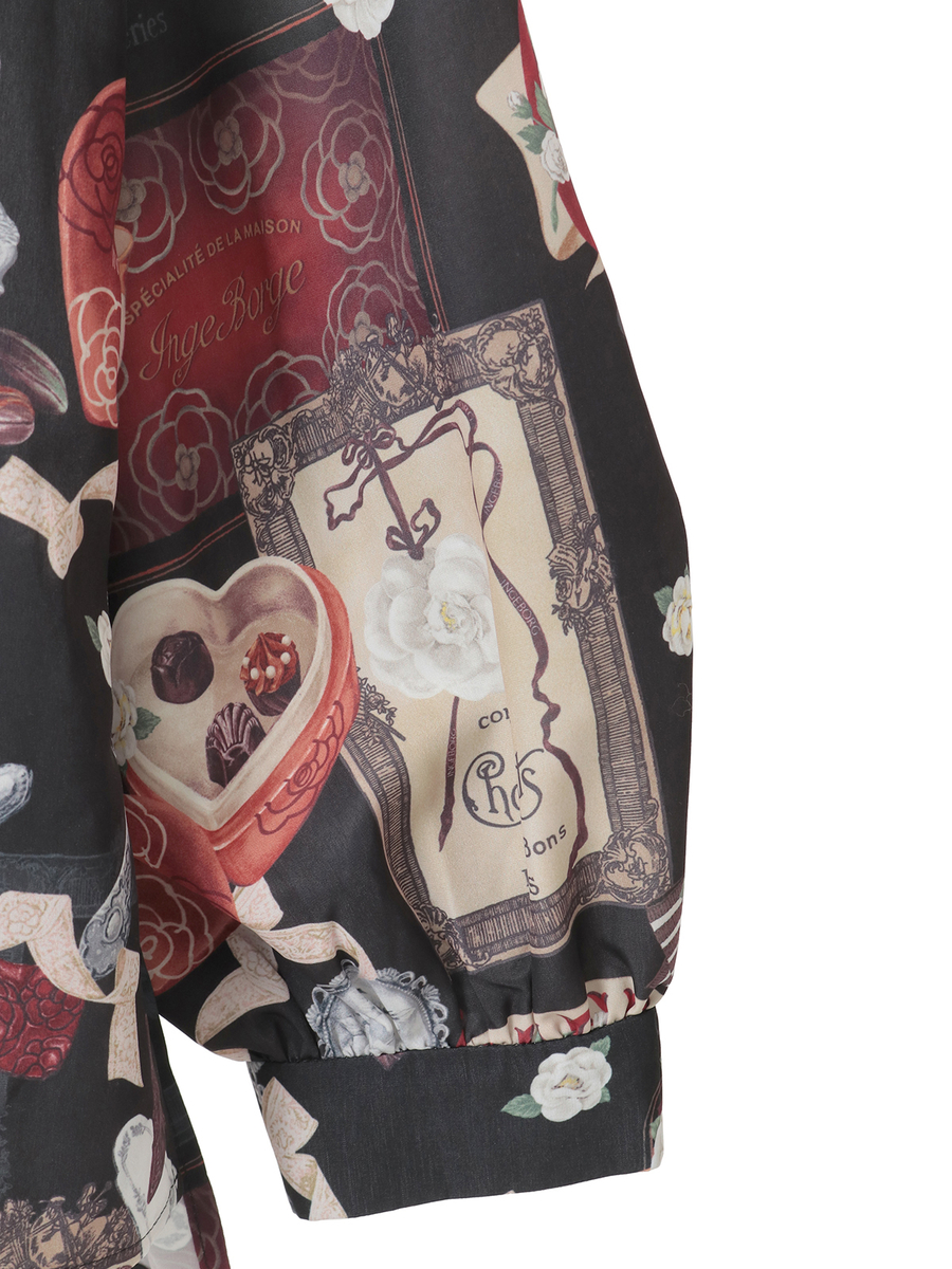 メゾンドカメリアpt.ブラウス 詳細画像 クロ 4