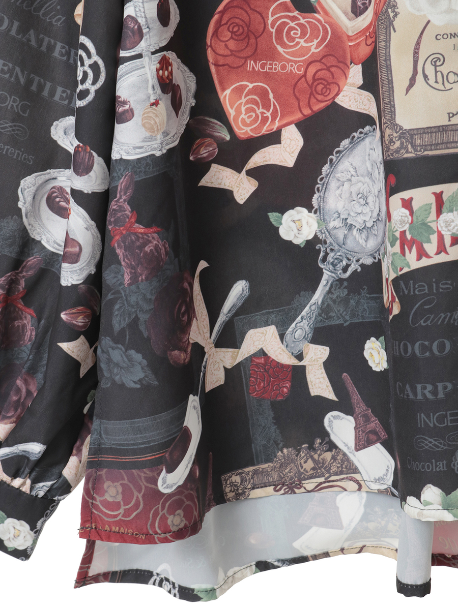 メゾンドカメリアpt.ブラウス 詳細画像 クロ 5