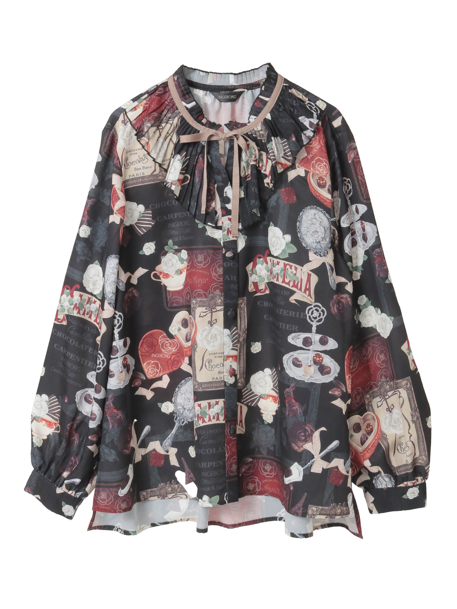 メゾンドカメリアpt.ブラウス 詳細画像 クロ 1