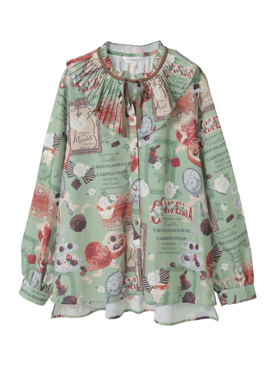 メゾンドカメリアpt.ブラウス 詳細画像 ピスタチオ 1