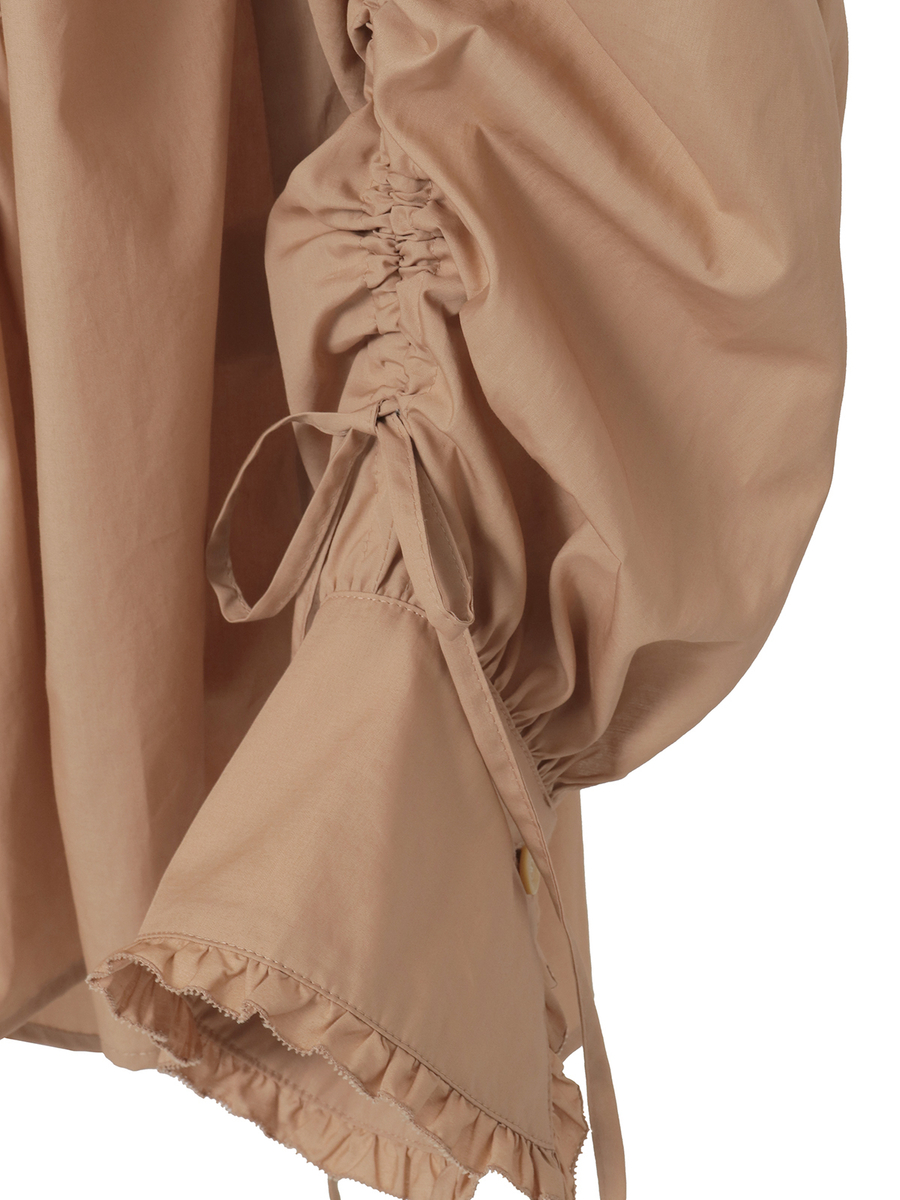 ドロストスリーブブラウス 詳細画像 シロ 4