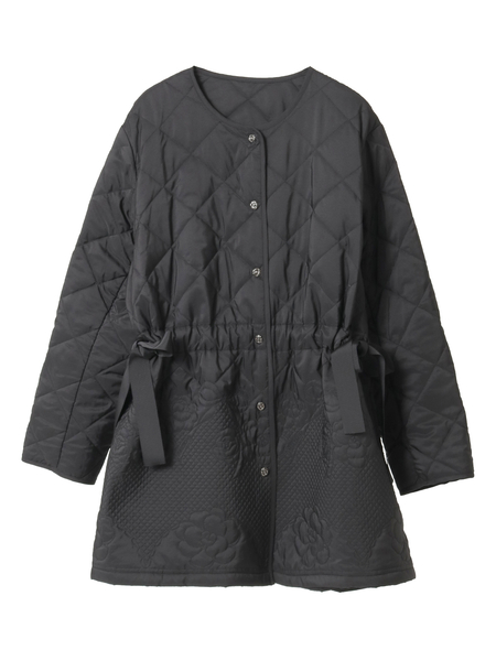 カメリアキルティングコート