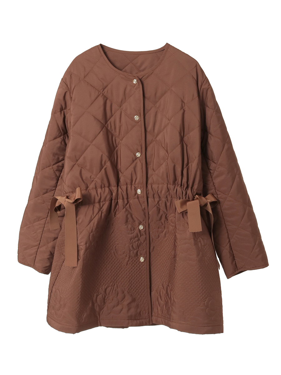 カメリアキルティングコート 詳細画像 クロ 1