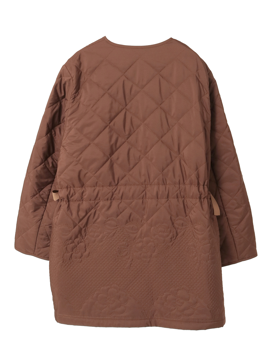 カメリアキルティングコート 詳細画像 クロ 2