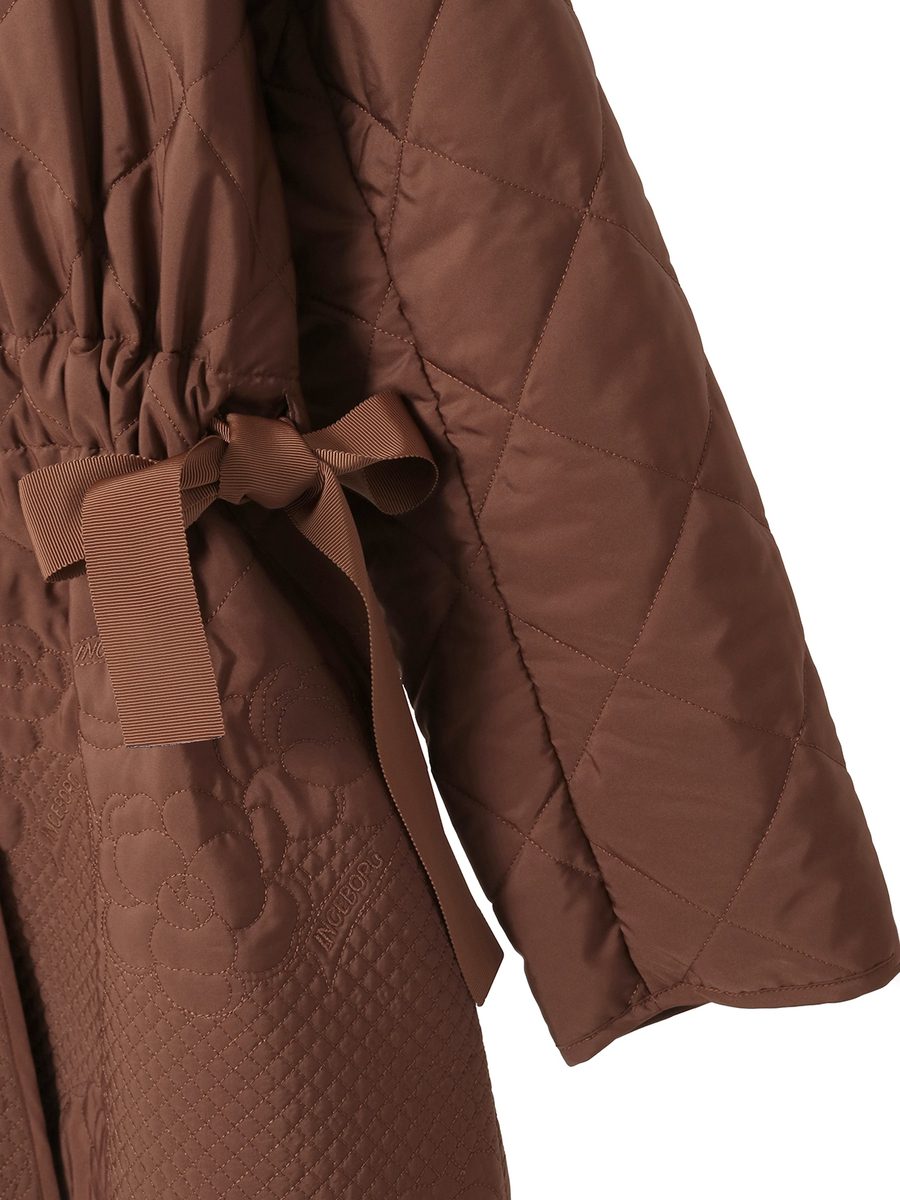 カメリアキルティングコート 詳細画像 クロ 4