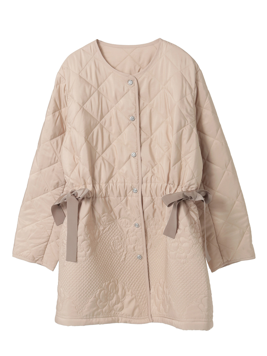 カメリアキルティングコート 詳細画像 ベージュ 1
