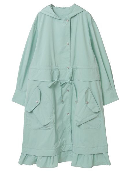 タフタスプリングロングコート