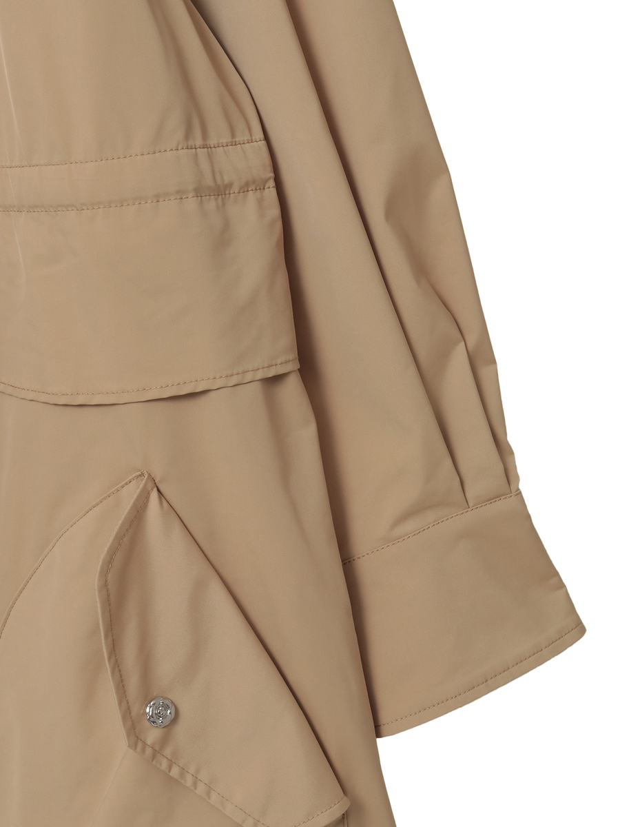 タフタスプリングロングコート 詳細画像 ミントグリーン 5