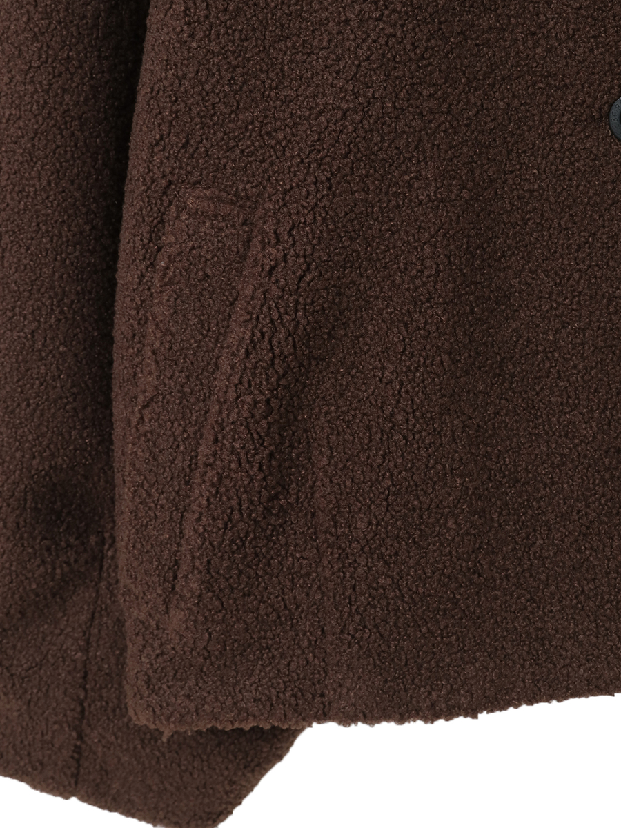 【HAPPY ITEM】ボアジャケット 詳細画像 クロ 4