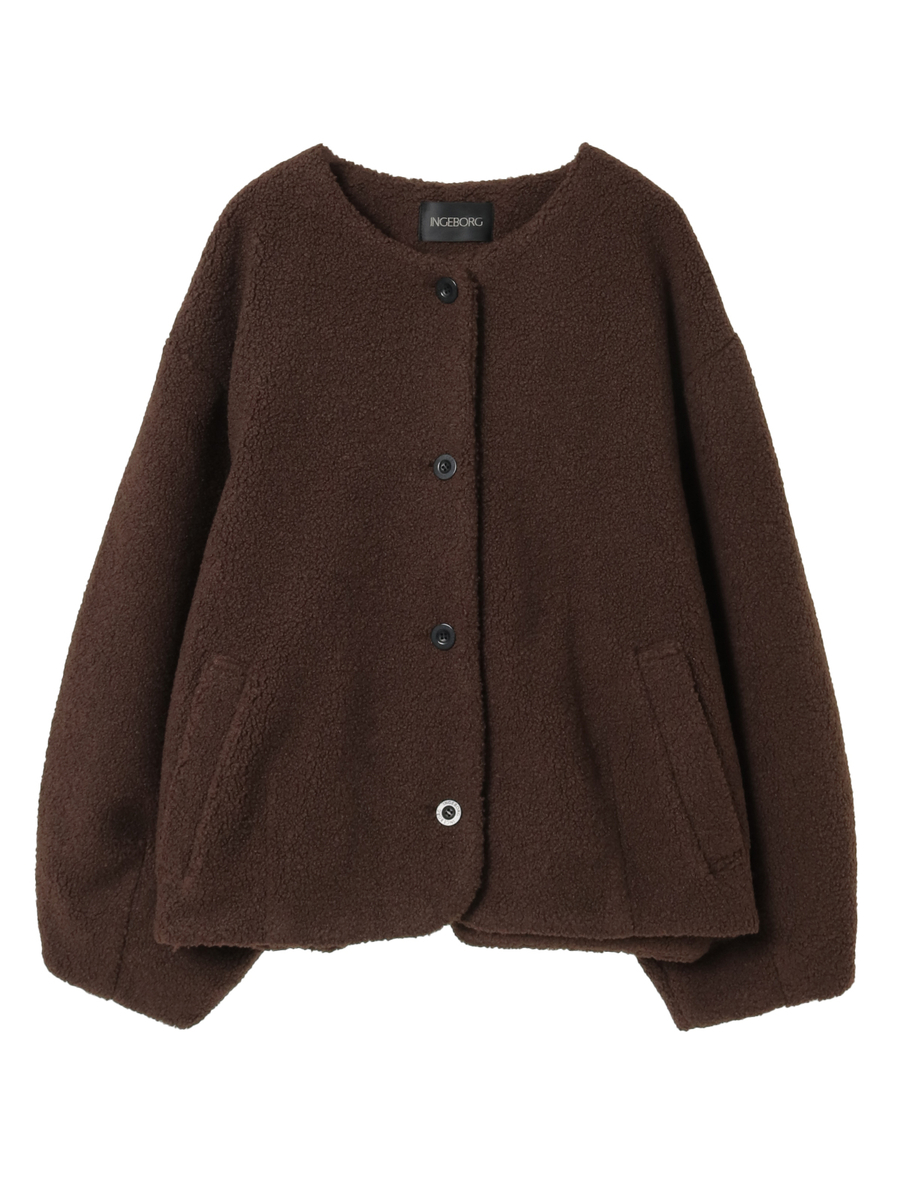 【HAPPY ITEM】ボアジャケット 詳細画像 ブラウン 1