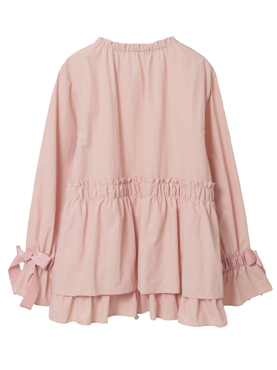 リボンアクセントジャケット 詳細画像 クロ 2