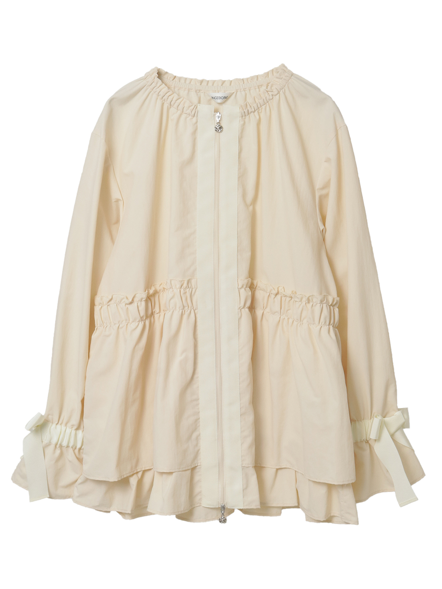 リボンアクセントジャケット 詳細画像 アイボリー 1