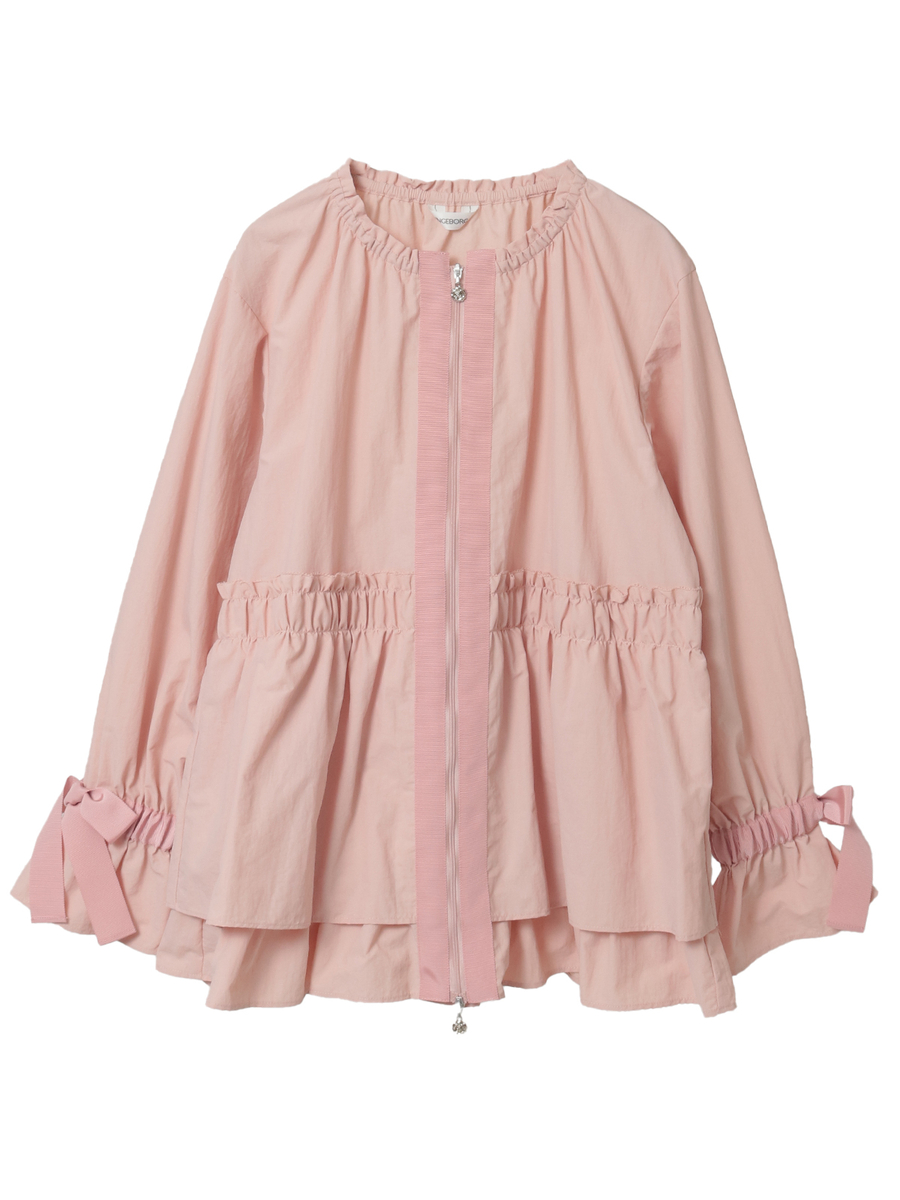 リボンアクセントジャケット 詳細画像 ピンク 1