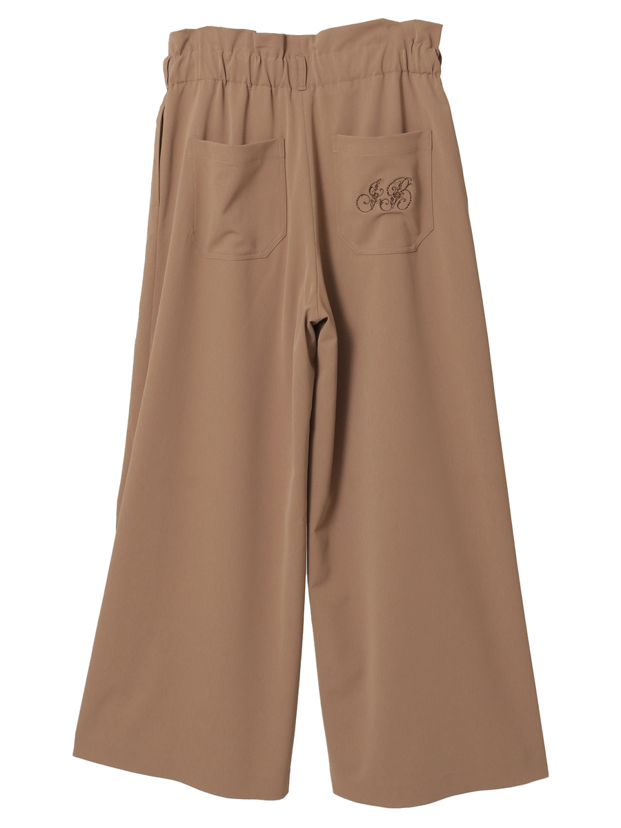 ツイルワイドパンツ 詳細画像 グレージュ 2