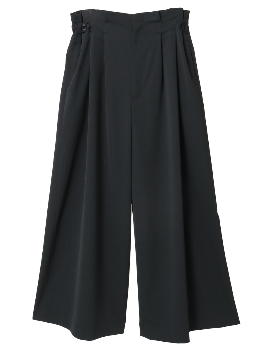 ツイルワイドパンツ 詳細画像 クロ 1
