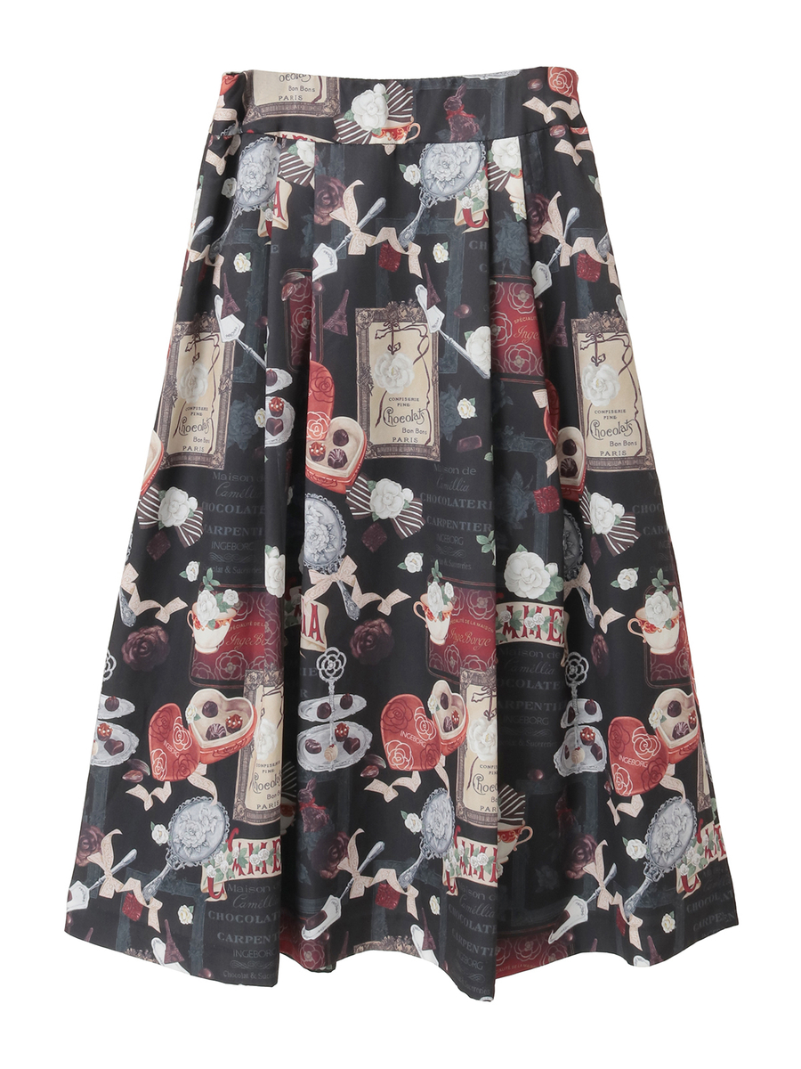 メゾンドカメリアpt.スカート 詳細画像 クロ 1