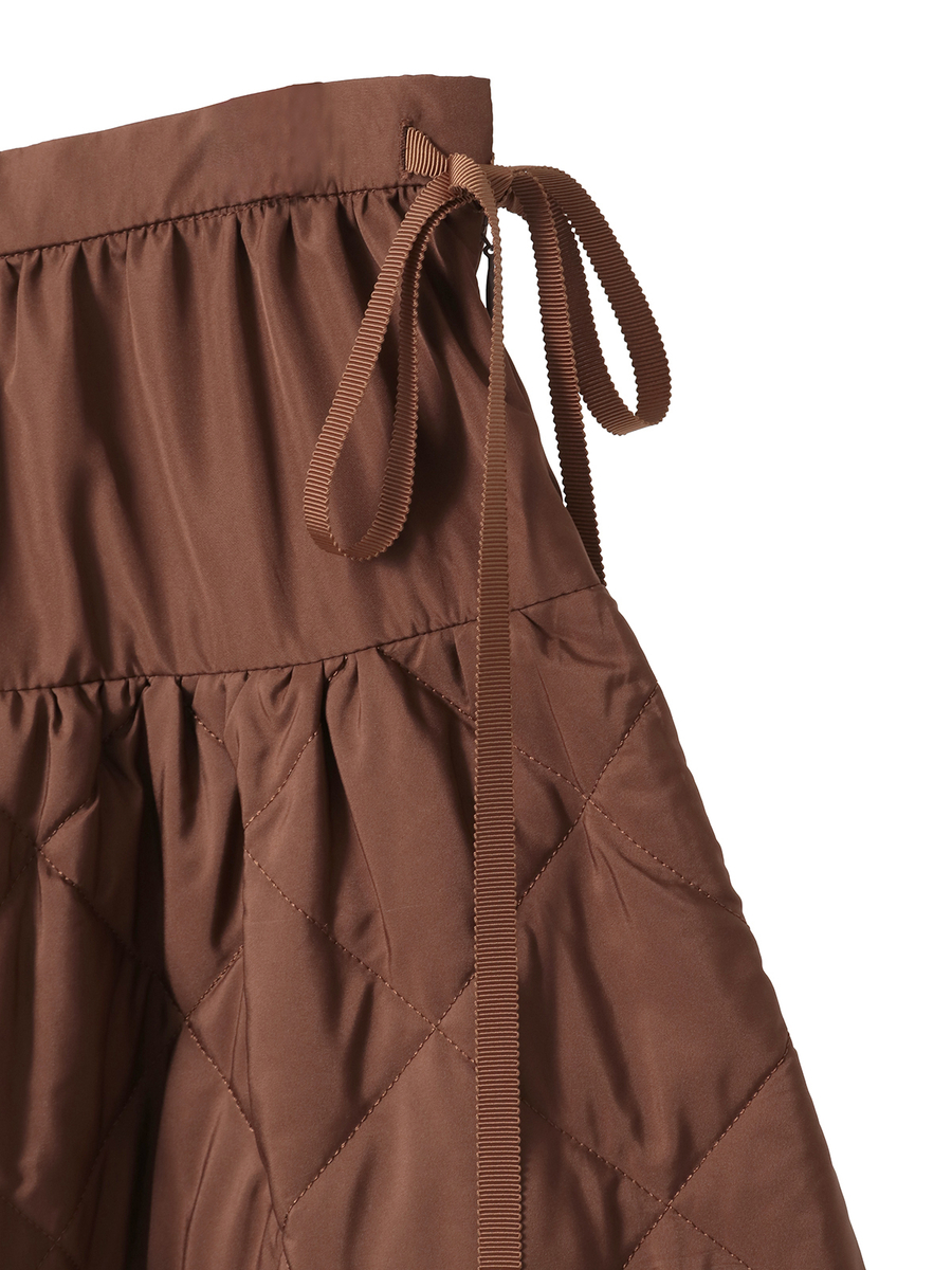 カメリアキルティングスカート 詳細画像 クロ 5