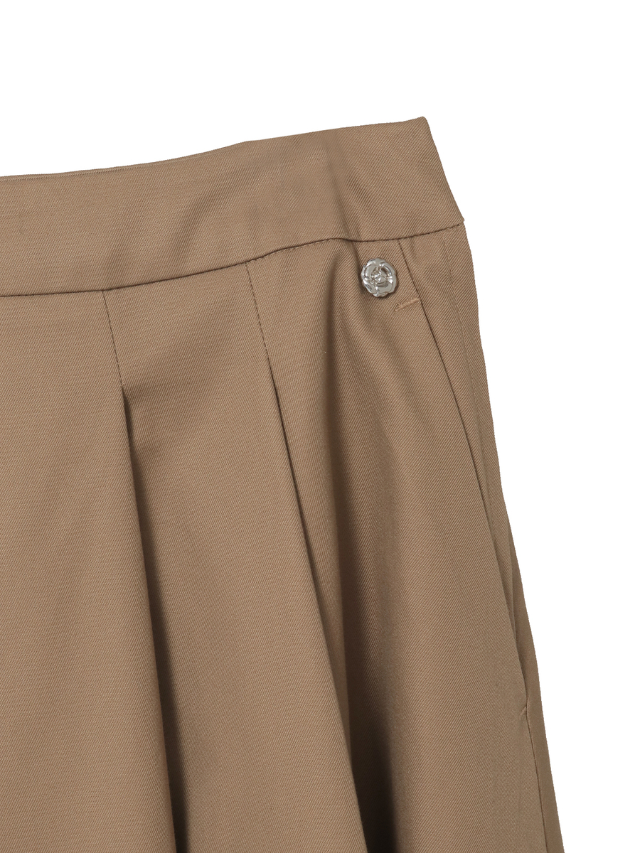 ビンテージギャバジンタックスカート 詳細画像 ベージュ 4