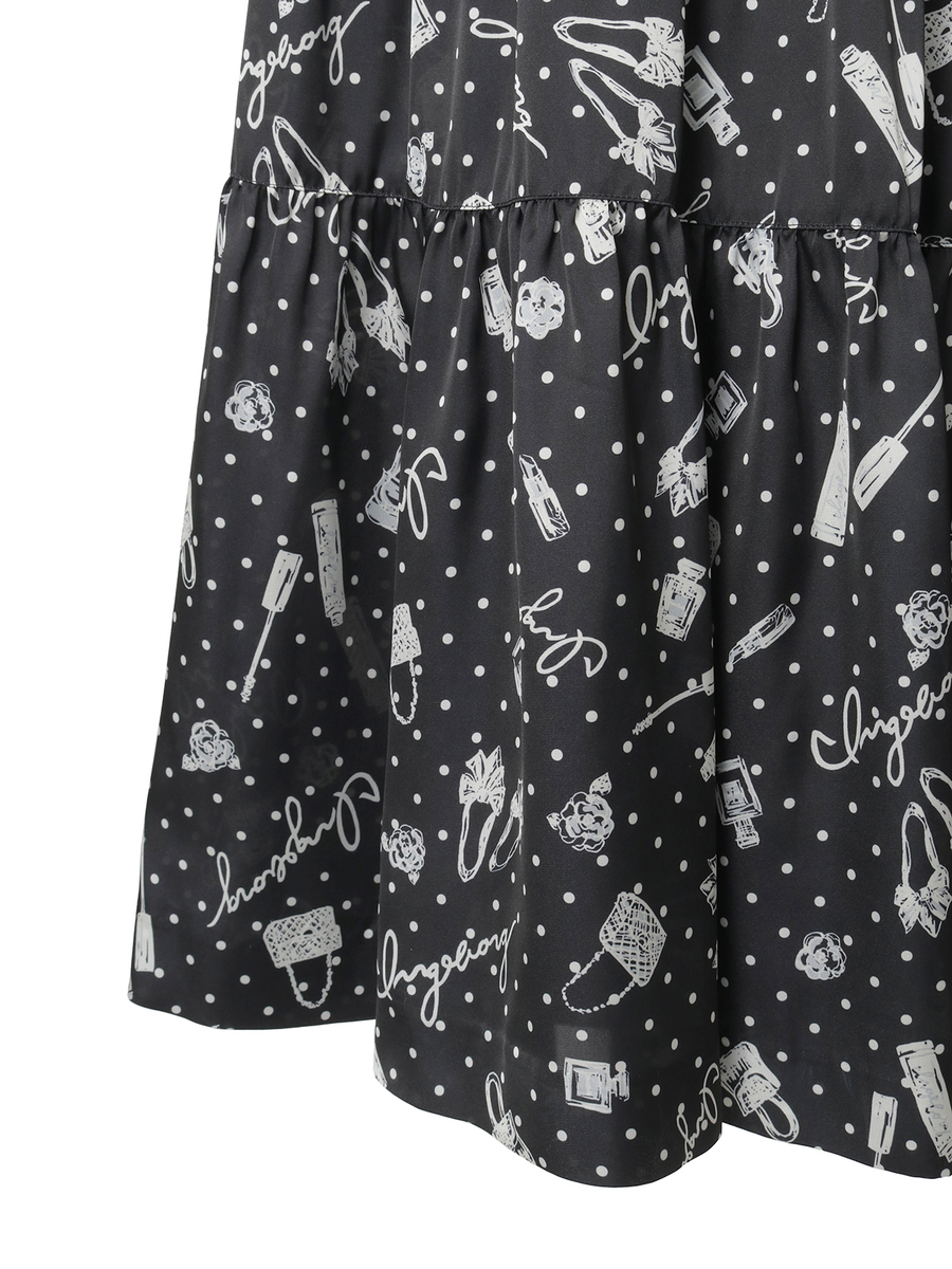 ドットコスメpt.ティアードスカート 詳細画像 ピンク 4