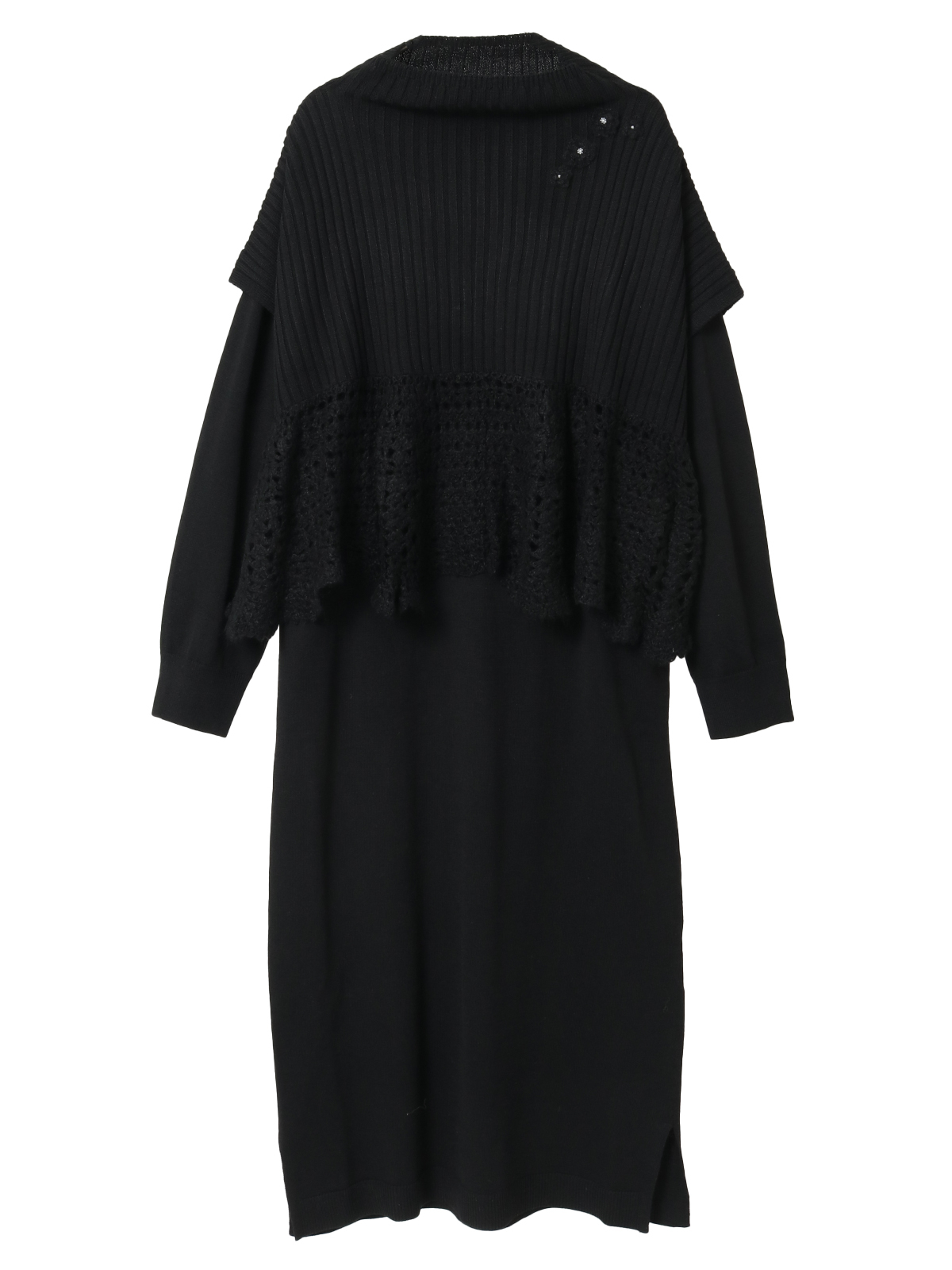 ポンチョ付きニットワンピース｜ピンクハウスオフィシャルオンライン