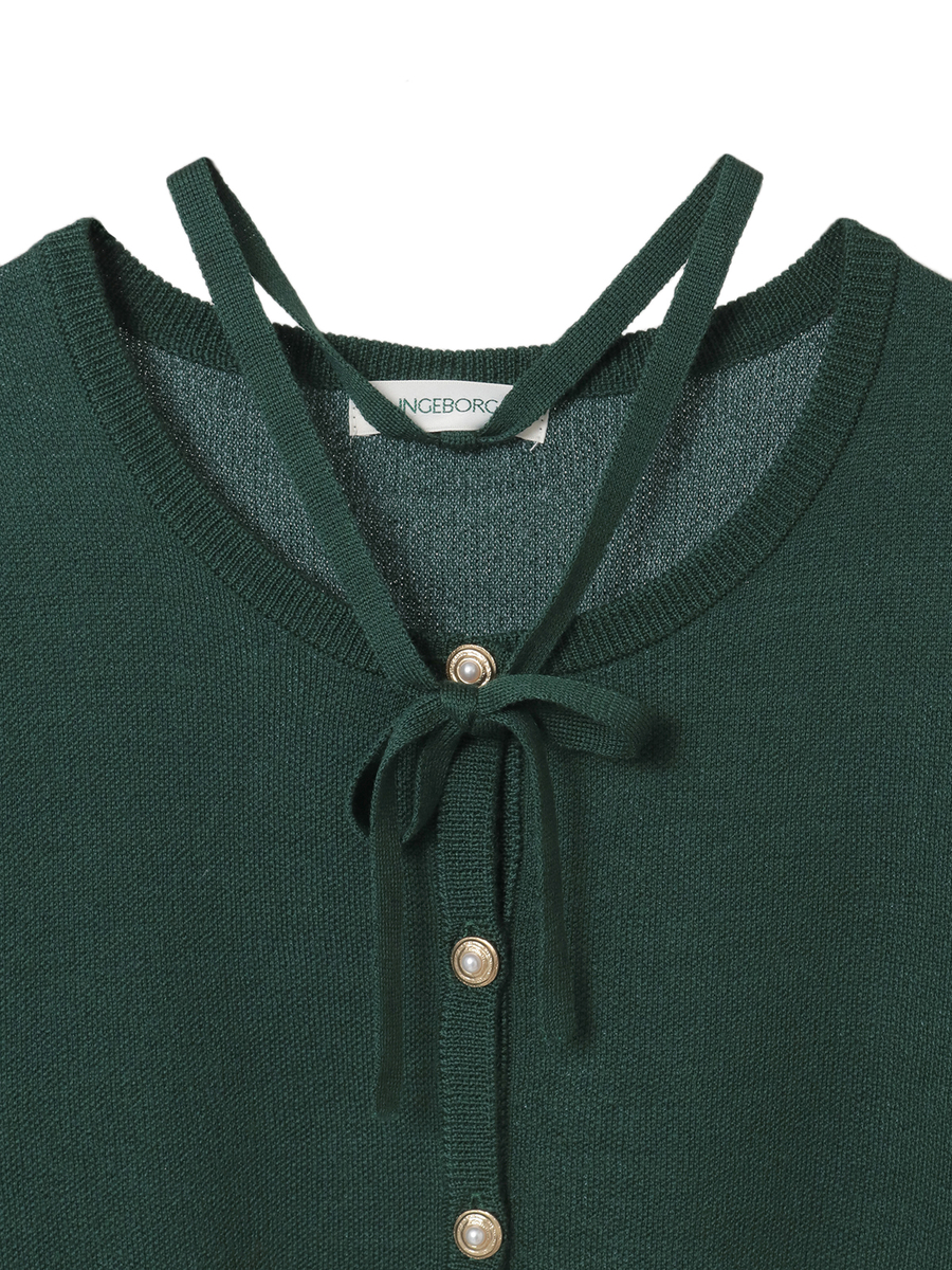 カメリアブロックチェックカーディガン 詳細画像 キナリ 3