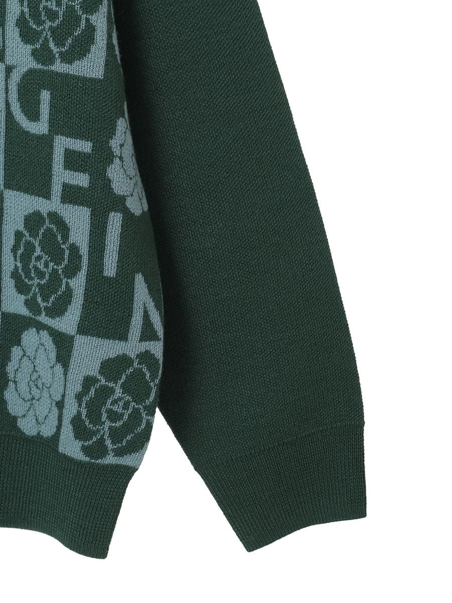 カメリアブロックチェックカーディガン 詳細画像 キナリ 4