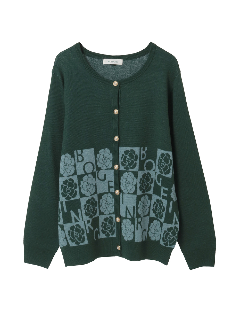 カメリアブロックチェックカーディガン 詳細画像 キナリ 7