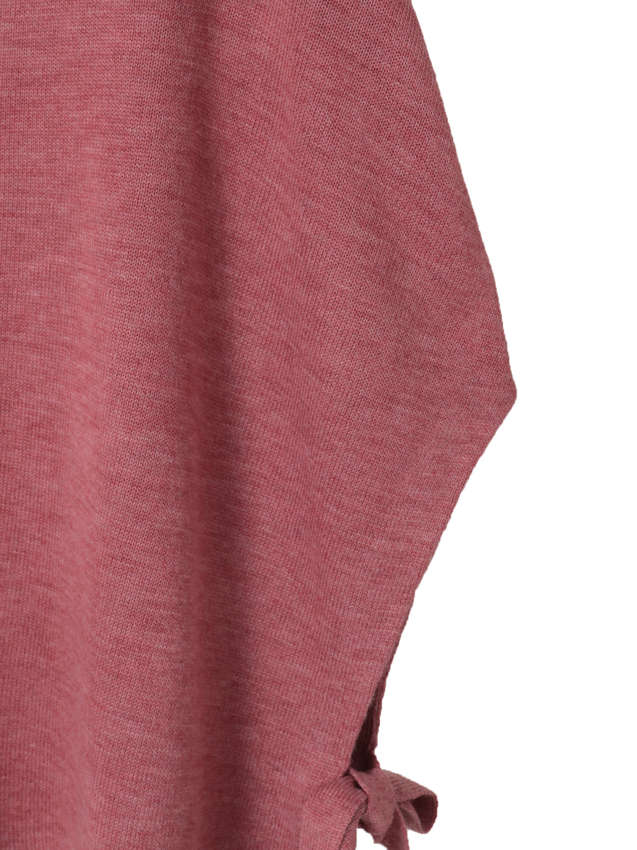 ネックウォーマー付きニットポンチョ 詳細画像 ベージュ 5