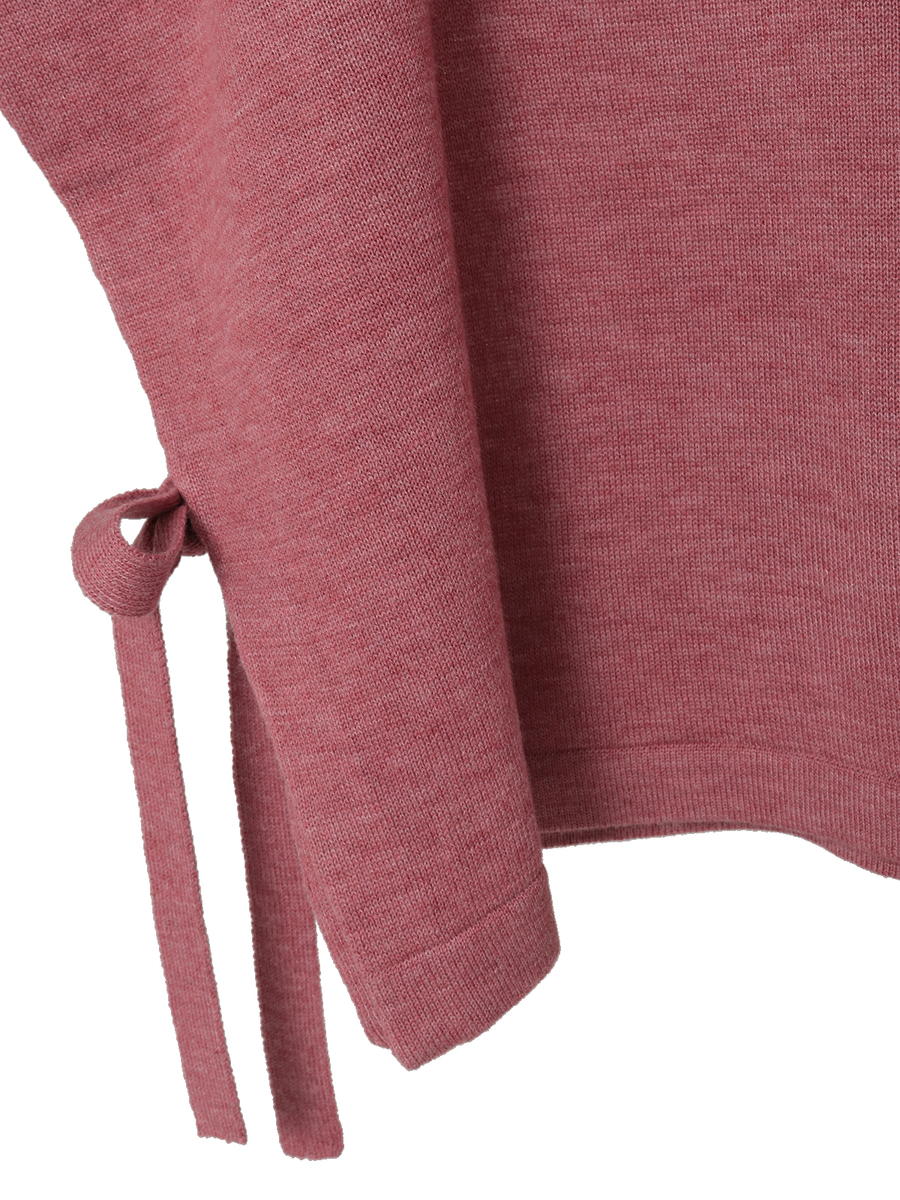 ネックウォーマー付きニットポンチョ 詳細画像 ベージュ 6