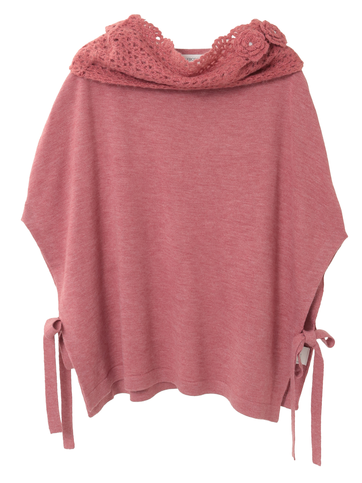 ネックウォーマー付きニットポンチョ｜ピンクハウスオフィシャル