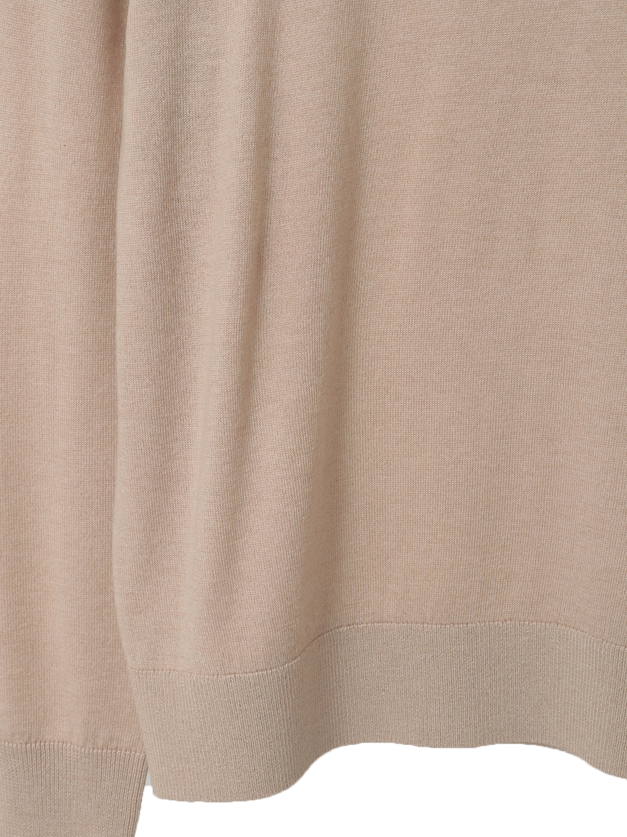 カメリアリボン刺繍入りニットセーター 詳細画像 クロ 6