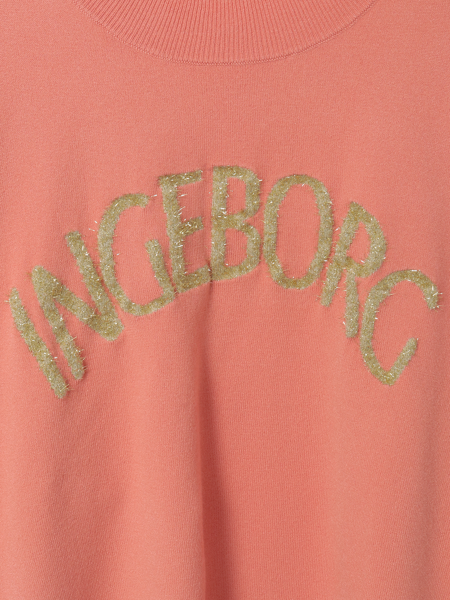 ロゴ入りニットセーター 詳細画像 ターコイズ 6