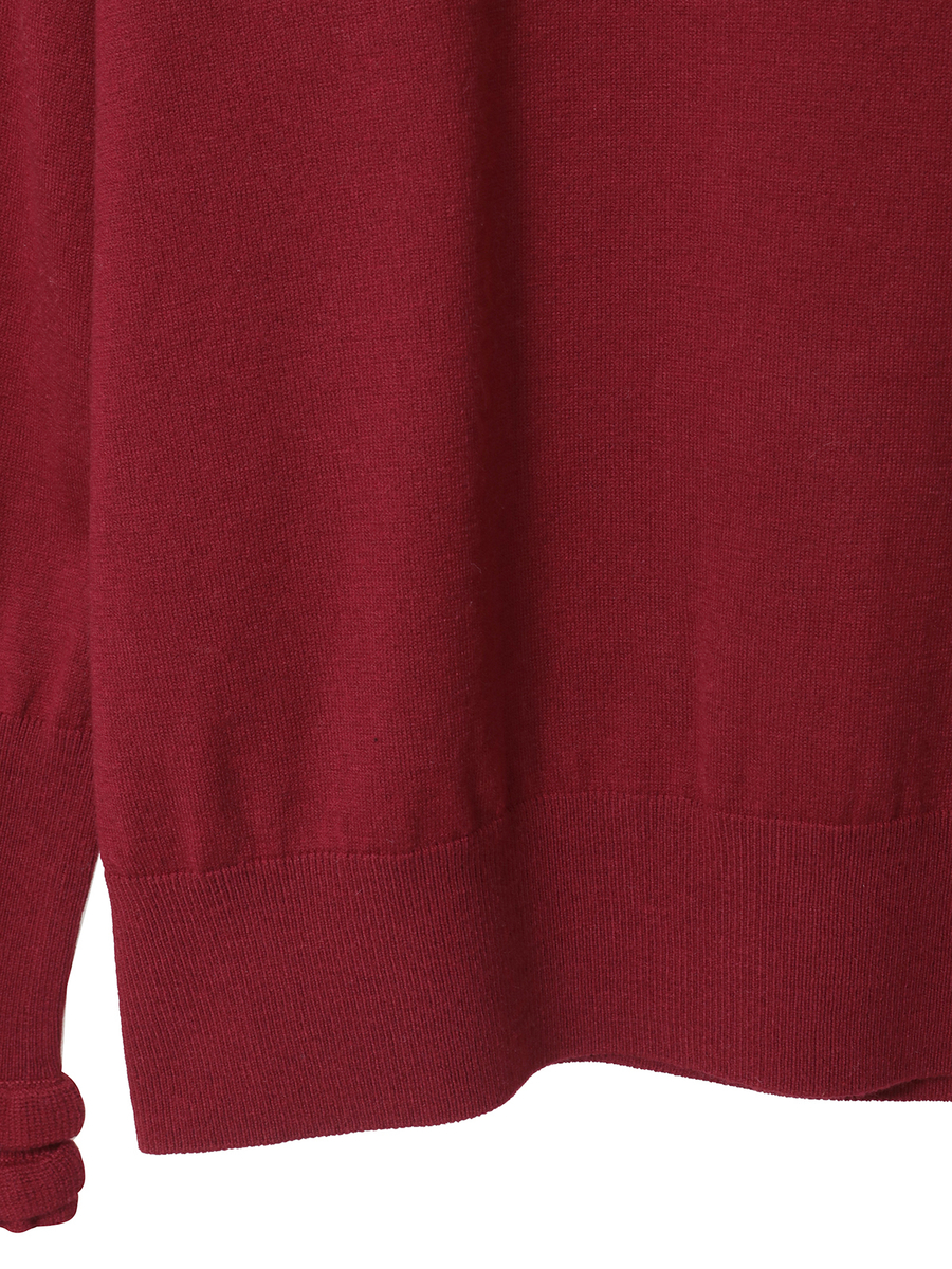 フリルハイネックセーター 詳細画像 ブラウン 5