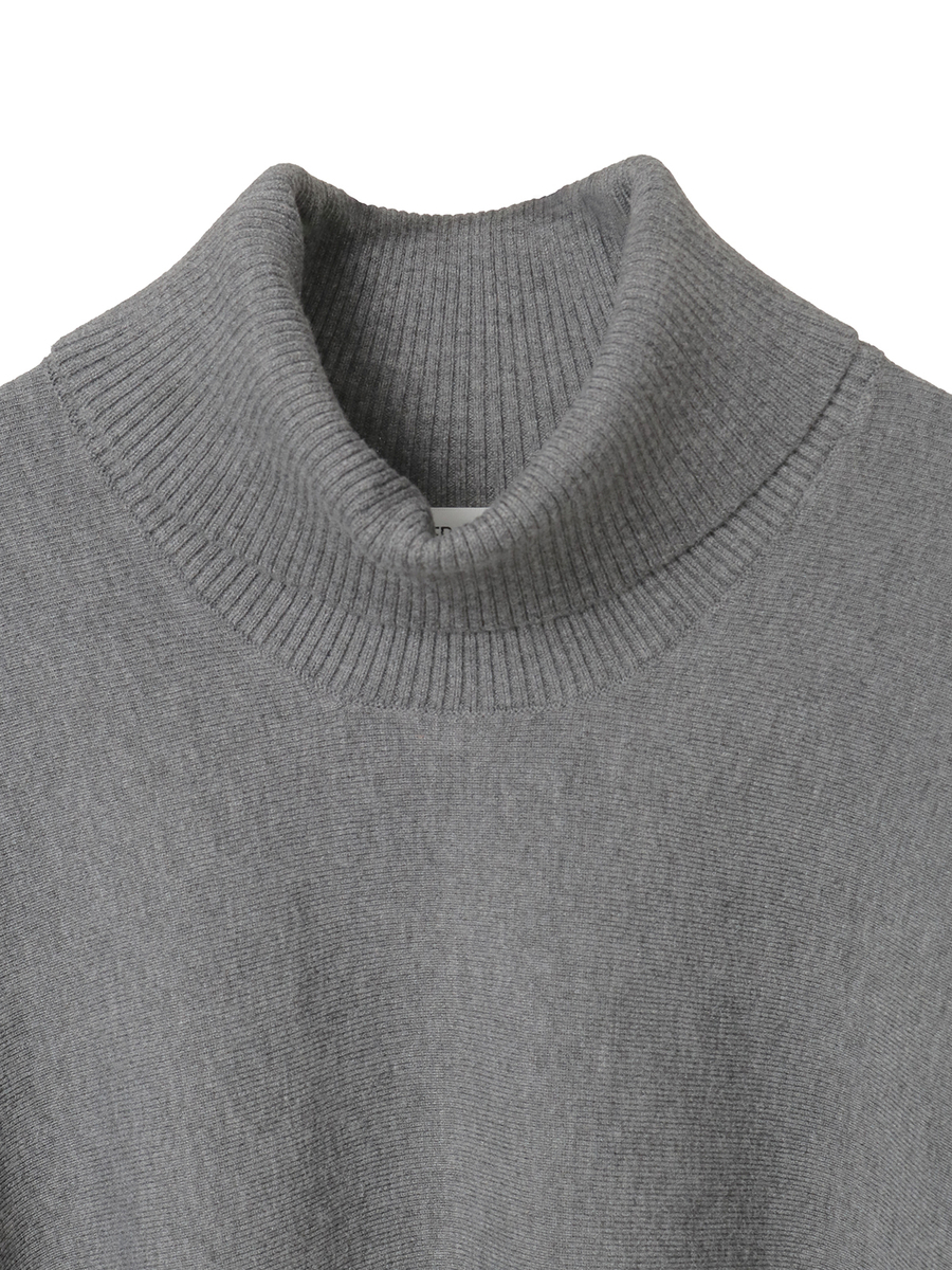 シフォン使いタートルネックセーター 詳細画像 ベージュ 3