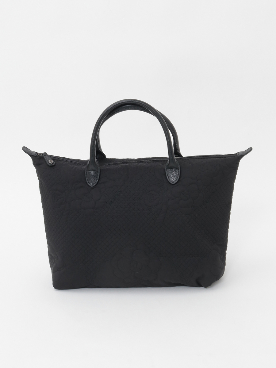 カメリアキルティング2wayトートバッグ 詳細画像 クロ 1