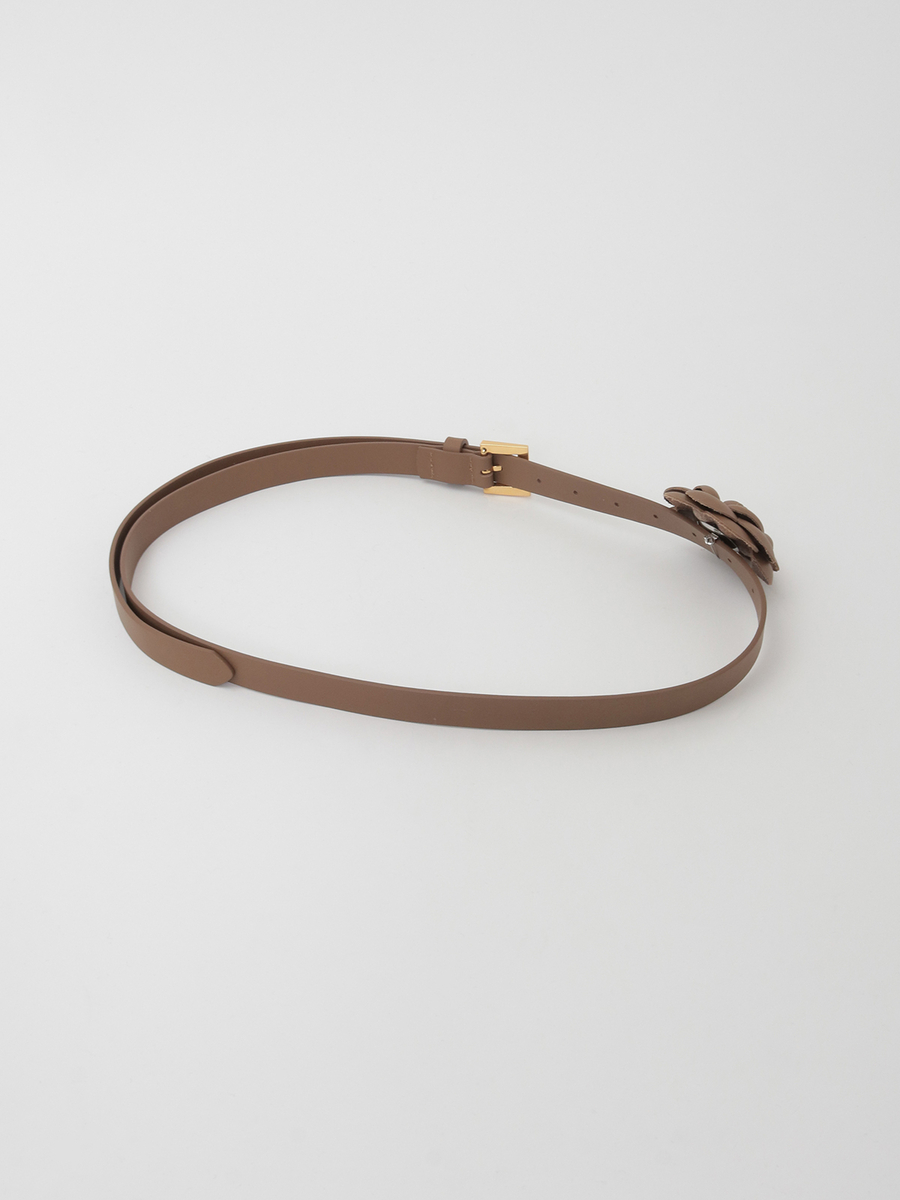 コサージュ付きロングベルト 詳細画像 クロ 3