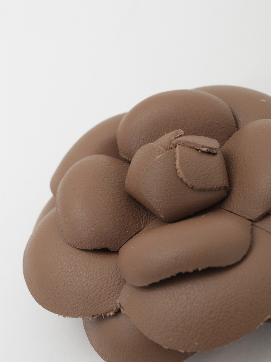 コサージュ付きロングベルト 詳細画像 クロ 9