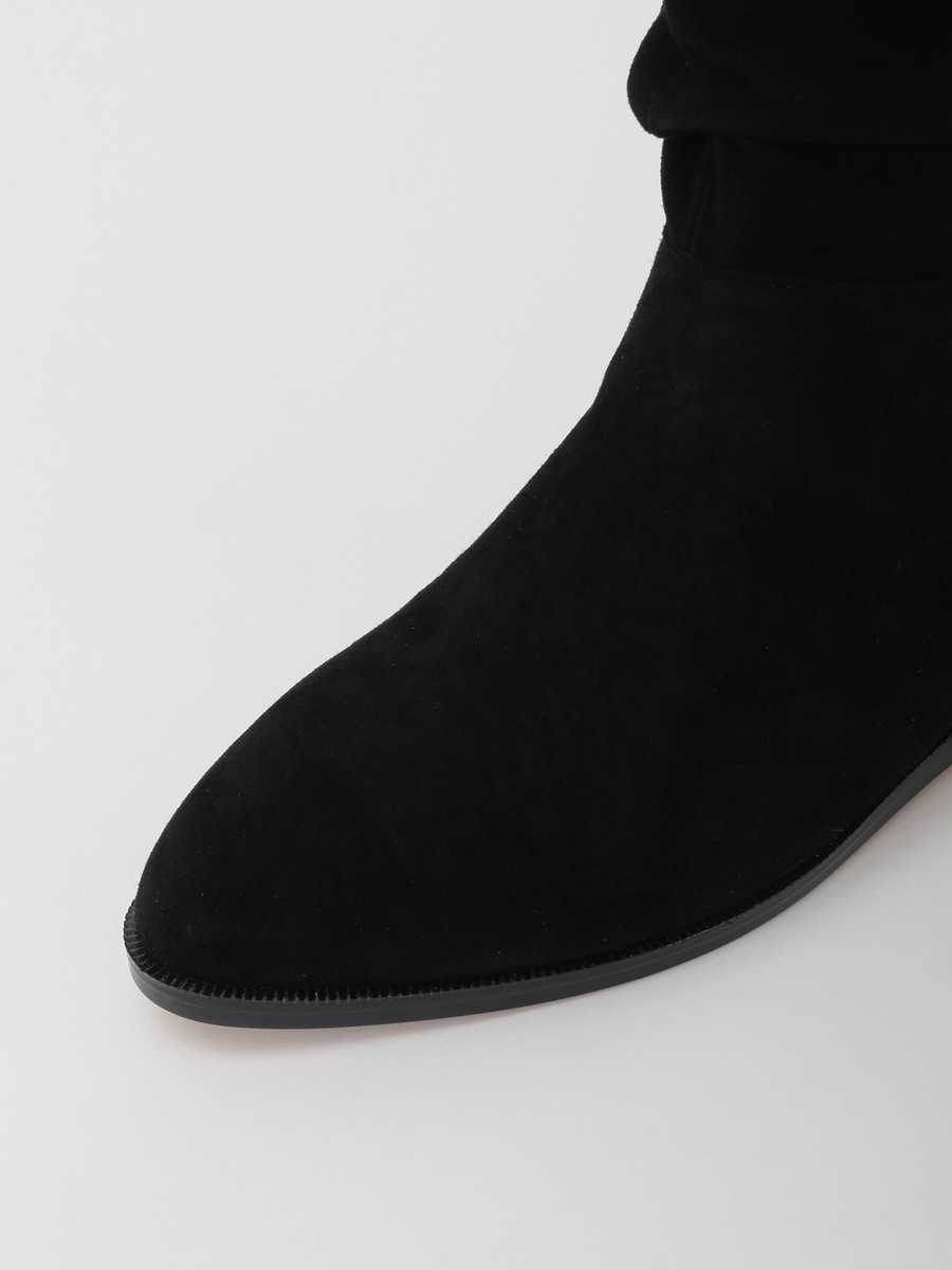 ギャザー入りロングブーツ 詳細画像 ベージュ 8