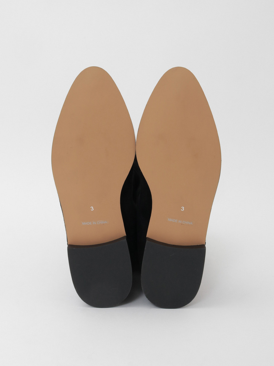 ギャザー入りロングブーツ 詳細画像 クロ 5