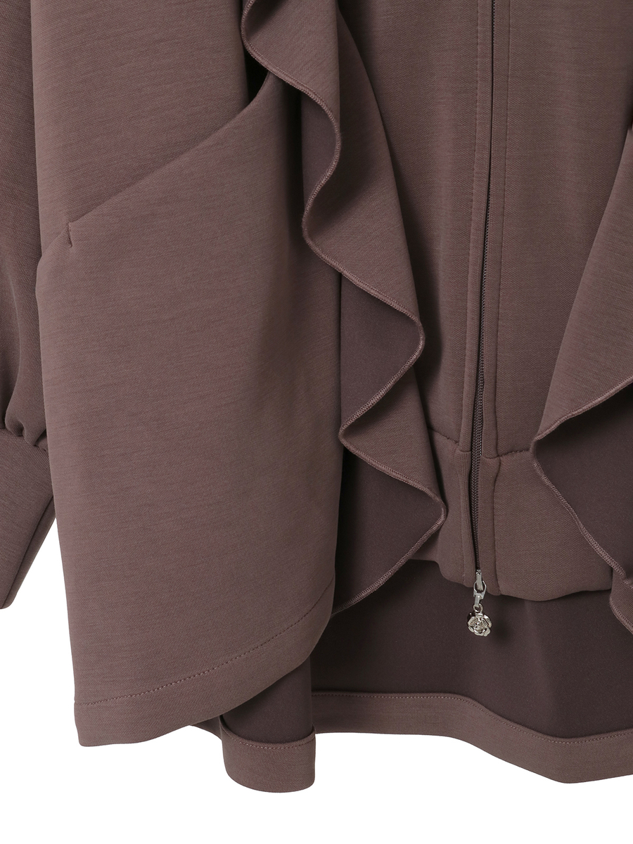 フリルパーカー 詳細画像 クロ 5