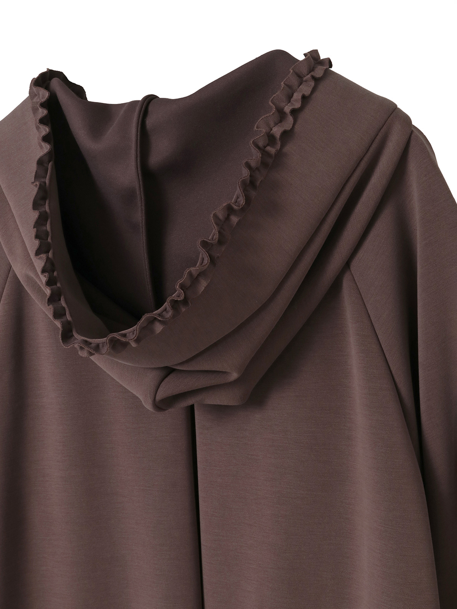 フリルパーカー 詳細画像 クロ 7