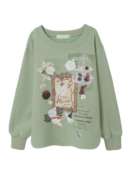 メゾンドカメリアワンポイントpt.トレーナー