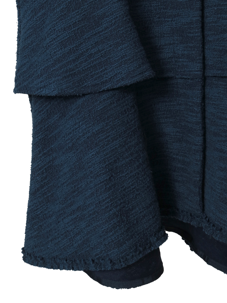 ジャージーツイードフリルベスト 詳細画像 クロ 5