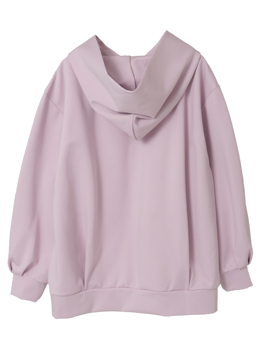 リボン刺繍カットソーフーディ 詳細画像 オフ 2