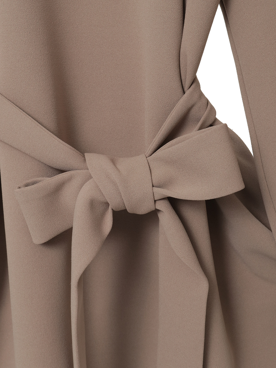 コサージュ付きロゴ刺繍入りカットソー 詳細画像 グレー 8