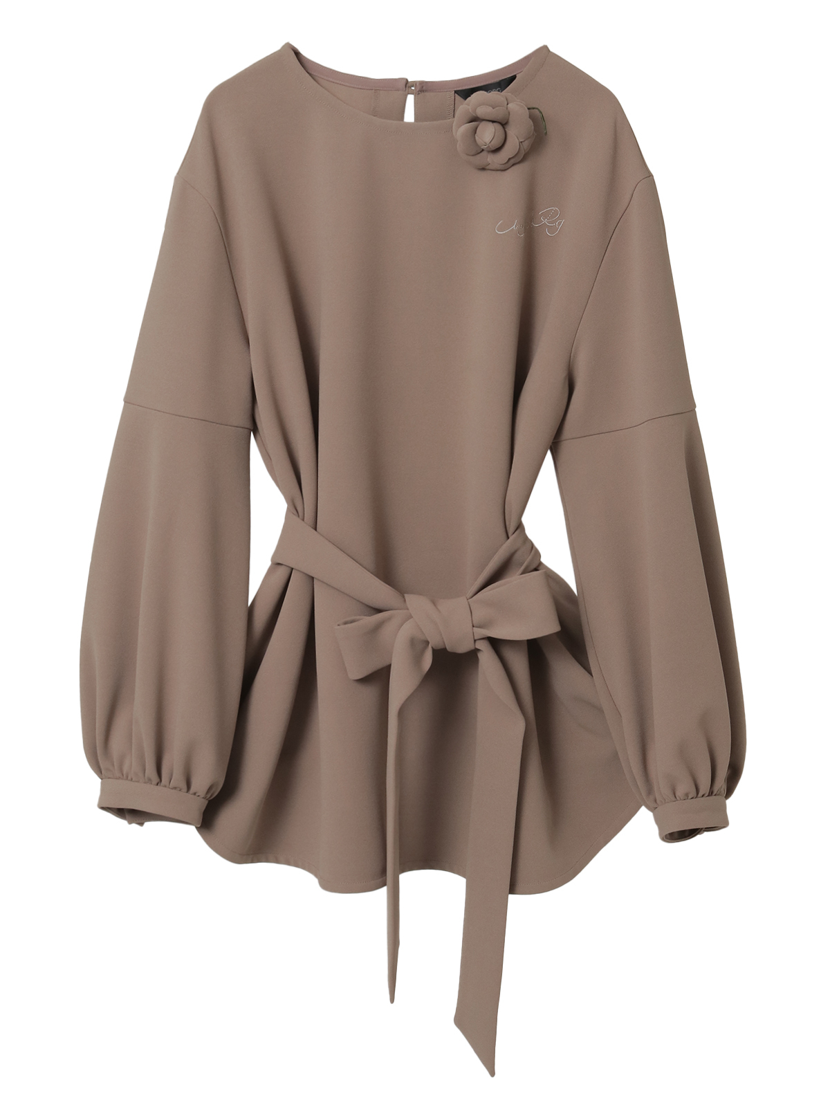 コサージュ付きロゴ刺繍入りカットソー｜ピンクハウスオフィシャル