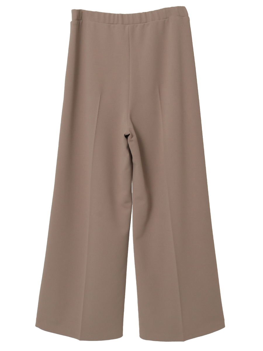 ロゴ刺繍入りワイドパンツ 詳細画像 グレー 2