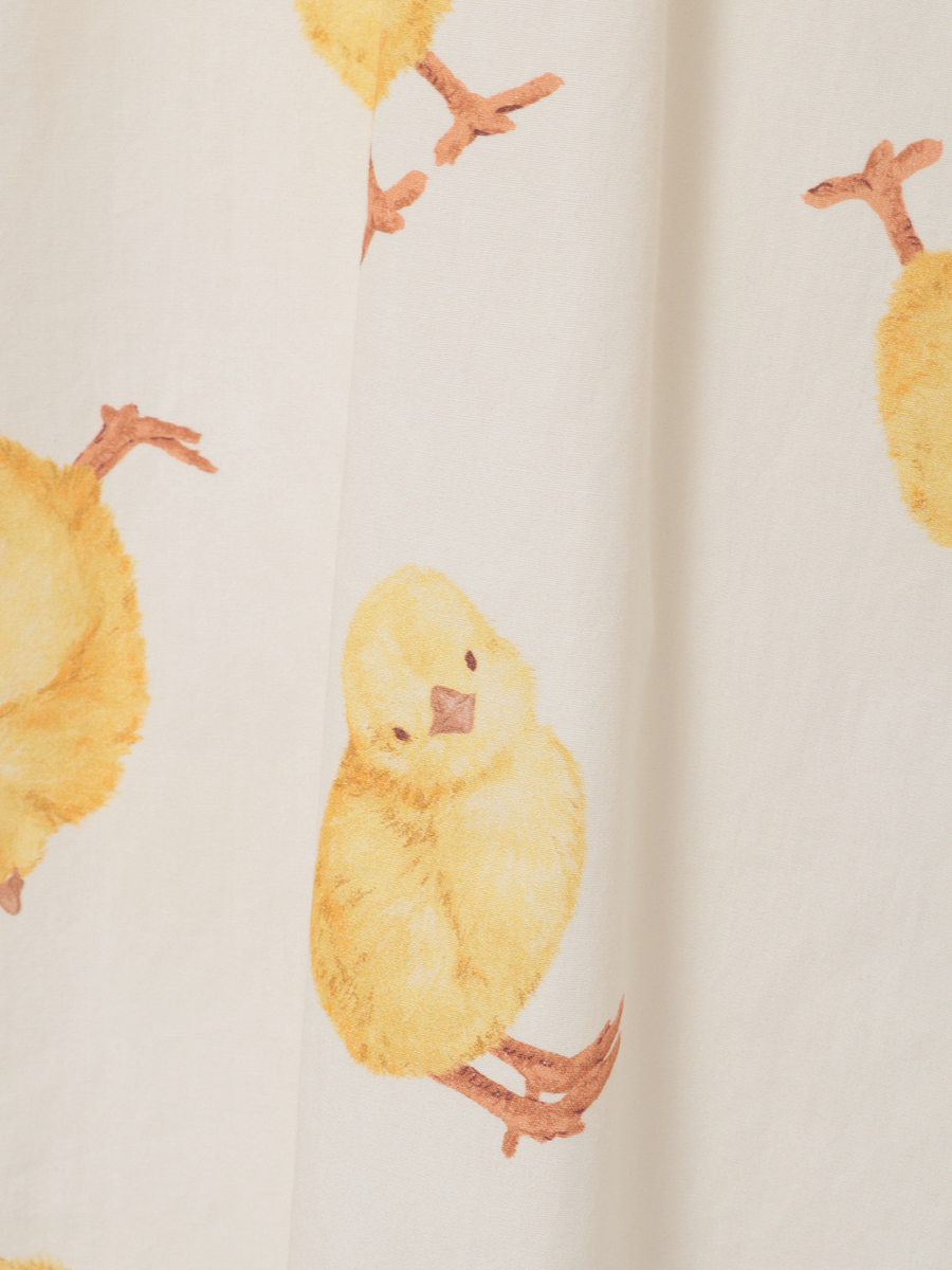 ひよこプリントシャツブラウス 詳細画像 ピンク 8